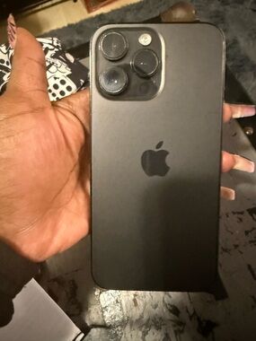 Apple iPhone PRO MAX 14- Matte Black Rear with Triple Camera